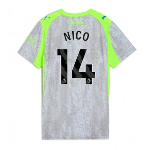 Manchester City Nico Gonzalez #14 Tredjetrøje Dame 2025-26 Kortærmet